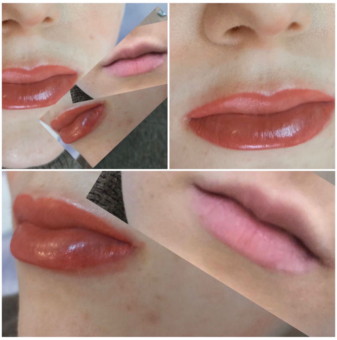 Permanentní makeup rtů — kontura a stínování