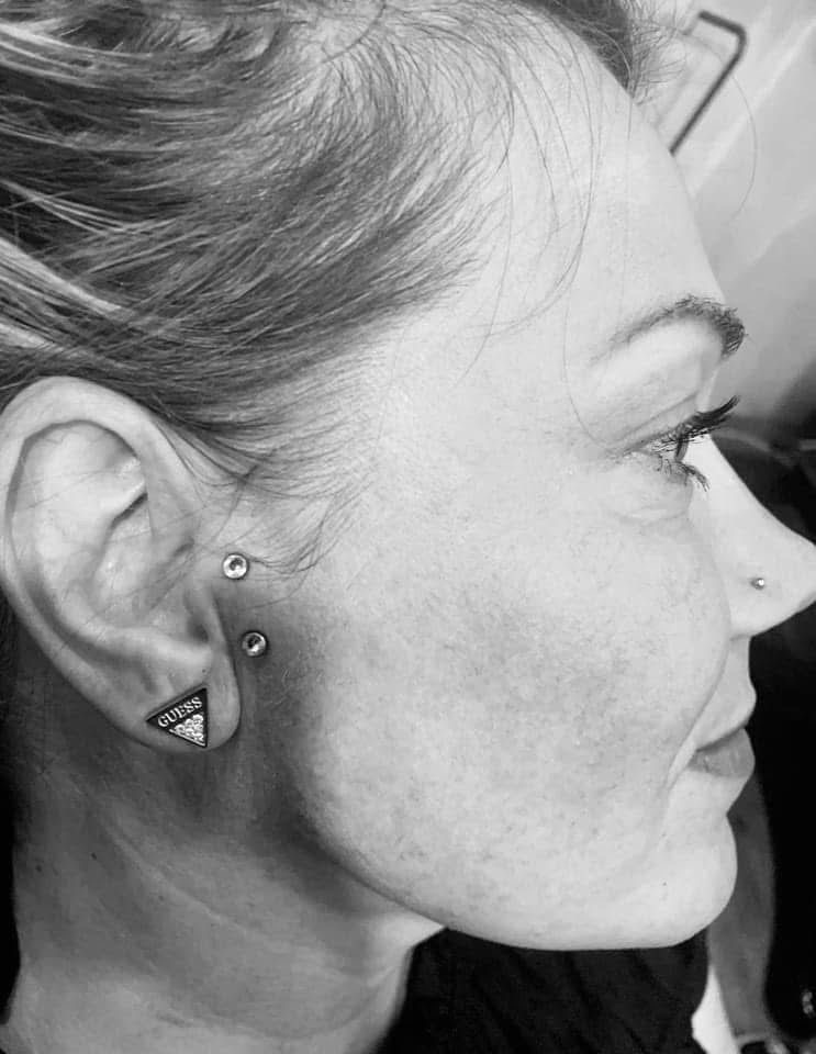 Surface piercing